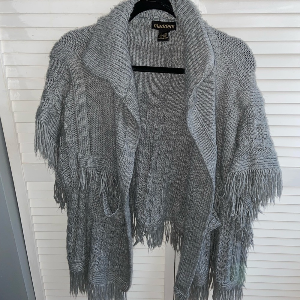 Grey Madden Girl Cardigan
